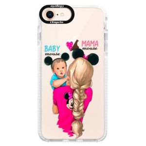 Silikónové púzdro Bumper iSaprio - Mama Mouse Blonde and Boy - iPhone 8 vyobraziť