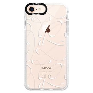 Silikónové púzdro Bumper iSaprio - Fancy - white - iPhone 8 vyobraziť