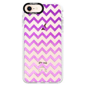 Silikónové púzdro Bumper iSaprio - Zigzag - purple - iPhone 8 vyobraziť