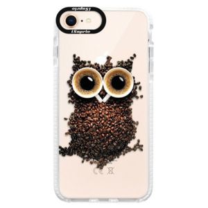 Silikónové púzdro Bumper iSaprio - Owl And Coffee - iPhone 8 vyobraziť
