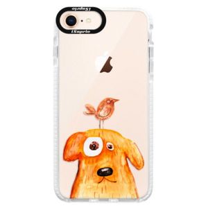 Silikónové púzdro Bumper iSaprio - Dog And Bird - iPhone 8 vyobraziť