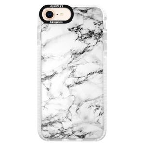 Silikónové púzdro Bumper iSaprio - White Marble 01 - iPhone 8 vyobraziť