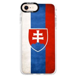 Silikónové púzdro Bumper iSaprio - Slovakia Flag - iPhone 8 vyobraziť