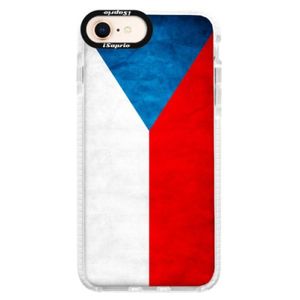 Silikónové púzdro Bumper iSaprio - Czech Flag - iPhone 8 vyobraziť