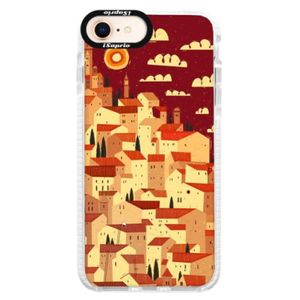 Silikónové púzdro Bumper iSaprio - Mountain City - iPhone 8 vyobraziť