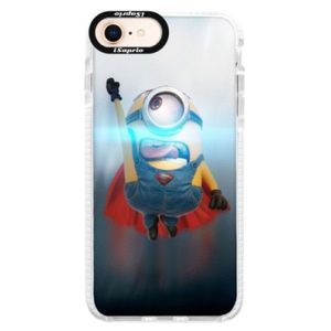 Silikónové púzdro Bumper iSaprio - Mimons Superman 02 - iPhone 8 vyobraziť
