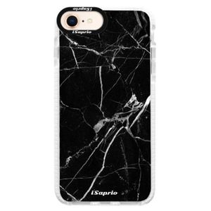 Silikónové púzdro Bumper iSaprio - Black Marble 18 - iPhone 8 vyobraziť