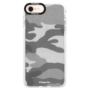 Silikónové púzdro Bumper iSaprio - Gray Camuflage 02 - iPhone 8 vyobraziť