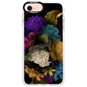 Silikónové púzdro Bumper iSaprio - Dark Flowers - iPhone 7 vyobraziť
