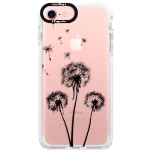 Silikónové púzdro Bumper iSaprio - Three Dandelions - black - iPhone 7 vyobraziť