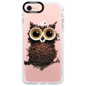 Silikónové púzdro Bumper iSaprio - Owl And Coffee - iPhone 7 vyobraziť