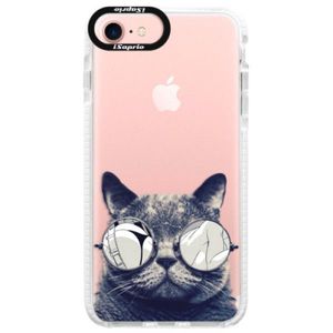 Silikónové púzdro Bumper iSaprio - Crazy Cat 01 - iPhone 7 vyobraziť