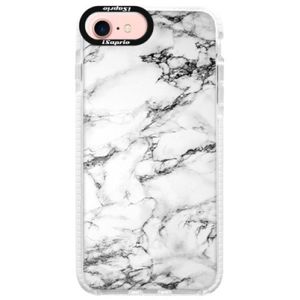 Silikónové púzdro Bumper iSaprio - White Marble 01 - iPhone 7 vyobraziť