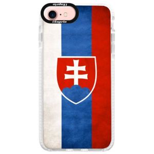 Silikónové púzdro Bumper iSaprio - Slovakia Flag - iPhone 7 vyobraziť