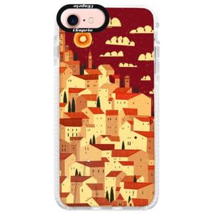 Silikónové púzdro Bumper iSaprio - Mountain City - iPhone 7 vyobraziť