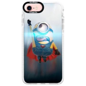 Silikónové púzdro Bumper iSaprio - Mimons Superman 02 - iPhone 7 vyobraziť