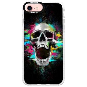 Silikónové púzdro Bumper iSaprio - Skull in Colors - iPhone 7 vyobraziť