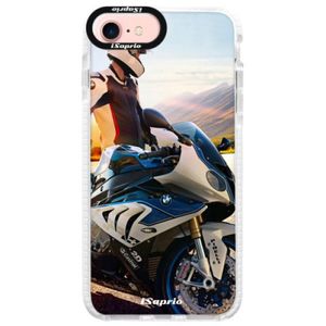 Silikónové púzdro Bumper iSaprio - Motorcycle 10 - iPhone 7 vyobraziť