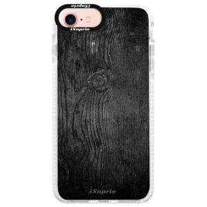 Silikónové púzdro Bumper iSaprio - Black Wood 13 - iPhone 7 vyobraziť