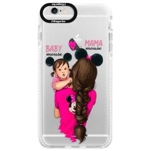 Silikónové púzdro Bumper iSaprio - Mama Mouse Brunette and Girl - iPhone 6/6S vyobraziť