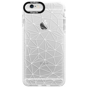 Silikónové púzdro Bumper iSaprio - Abstract Triangles 03 - white - iPhone 6/6S vyobraziť