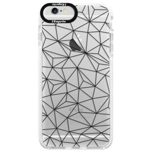 Silikónové púzdro Bumper iSaprio - Abstract Triangles 03 - black - iPhone 6/6S vyobraziť