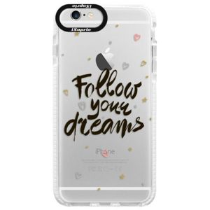 Silikónové púzdro Bumper iSaprio - Follow Your Dreams - black - iPhone 6/6S vyobraziť