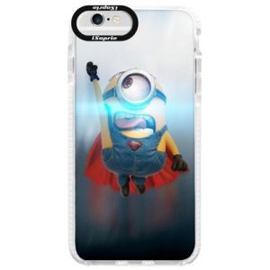 Silikónové púzdro Bumper iSaprio - Mimons Superman 02 - iPhone 6/6S vyobraziť