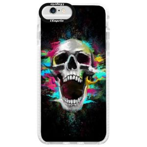 Silikónové púzdro Bumper iSaprio - Skull in Colors - iPhone 6/6S vyobraziť