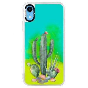 Neónové puzdro Blue iSaprio - Cacti 02 - iPhone XR vyobraziť