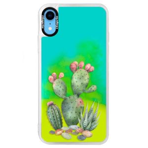 Neónové puzdro Blue iSaprio - Cacti 01 - iPhone XR vyobraziť