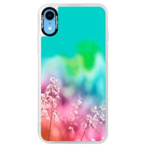 Neónové puzdro Blue iSaprio - Rainbow Grass - iPhone XR vyobraziť