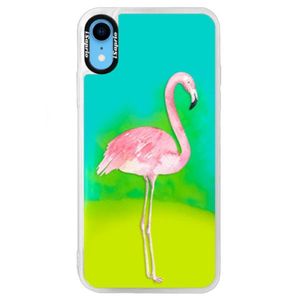 Neónové puzdro Blue iSaprio - Flamingo 01 - iPhone XR vyobraziť