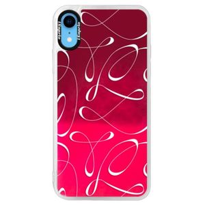 Neónové púzdro Pink iSaprio - Fancy - white - iPhone XR vyobraziť