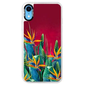 Neónové púzdro Pink iSaprio - Exotic Flowers - iPhone XR vyobraziť