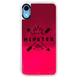 Neónové púzdro Pink iSaprio - Hipster Style 02 - iPhone XR vyobraziť
