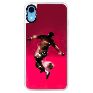 Neónové púzdro Pink iSaprio - Fotball 01 - iPhone XR vyobraziť