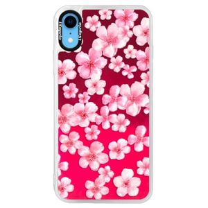 Neónové púzdro Pink iSaprio - Flower Pattern 05 - iPhone XR vyobraziť