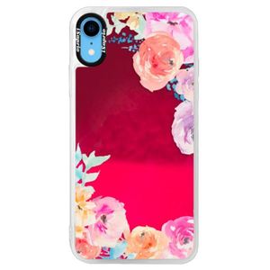Neónové púzdro Pink iSaprio - Flower Brush - iPhone XR vyobraziť