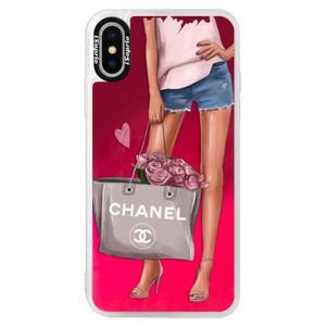 Neónové púzdro Pink iSaprio - Fashion Bag - iPhone XS vyobraziť