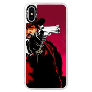 Neónové púzdro Pink iSaprio - Red Sheriff - iPhone XS vyobraziť