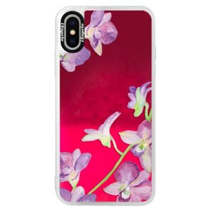 Neónové púzdro Pink iSaprio - Purple Orchid - iPhone XS vyobraziť