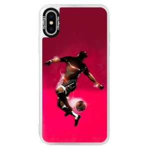 Neónové púzdro Pink iSaprio - Fotball 01 - iPhone XS vyobraziť