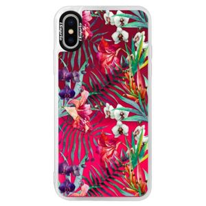 Neónové púzdro Pink iSaprio - Flower Pattern 03 - iPhone XS vyobraziť
