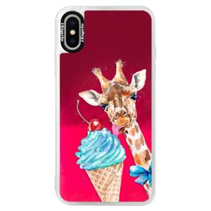 Neónové púzdro Pink iSaprio - Love Ice-Cream - iPhone XS vyobraziť