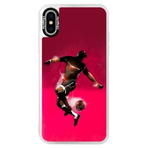 Neónové púzdro Pink iSaprio - Fotball 01 - iPhone X vyobraziť
