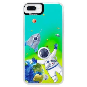 Neónové puzdro Blue iSaprio - Space 05 - iPhone 8 Plus vyobraziť