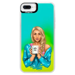 Neónové puzdro Blue iSaprio - Coffe Now - Blond - iPhone 8 Plus vyobraziť