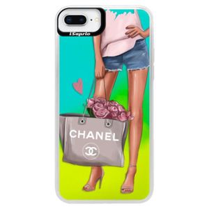 Neónové puzdro Blue iSaprio - Fashion Bag - iPhone 8 Plus vyobraziť