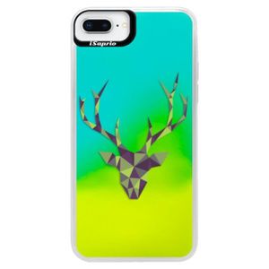 Neónové puzdro Blue iSaprio - Deer Green - iPhone 8 Plus vyobraziť